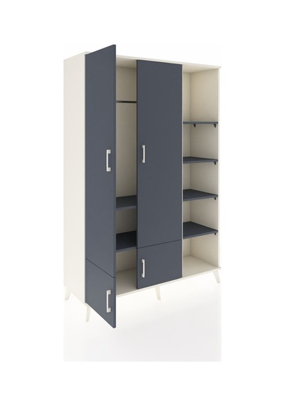 Hyperion Dolap 6 Raflı 4 Kapaklı Tek Askılı 132x44x195 Aytaşı-antrasit/antrasit Antrasıt/antrasıt Hyperion Dolap 6 Raflı 4 Kapaklı Tek Askılı 132x44x195 Aytaşı-antrasit/antrasit Antrasıt/antrasıt