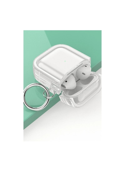 Movenchy Apple Uyumlu Airpods 4 4.nesil Shiny Şeffaf Kılıf Glblseme - 15 - Siyah
