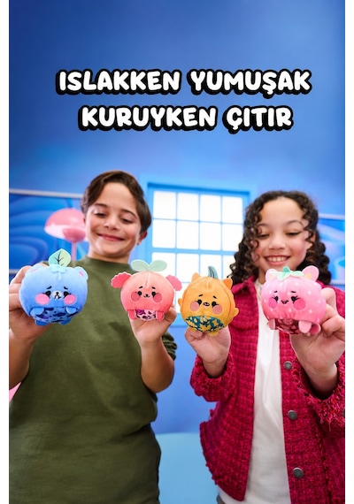 Magic Jellykins Sürpriz Peluş Oyuncak Suyla Açılan 1 Adet Sürpriz Model Koleksiyon Figürü - 7.6 Cm Çok Renkli