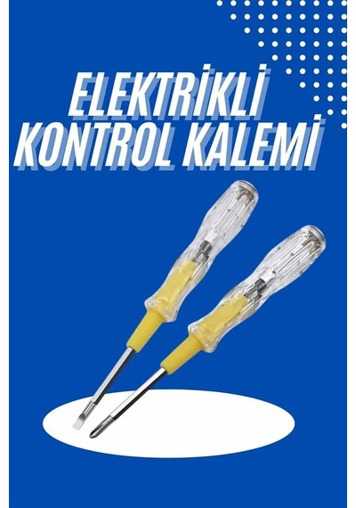 Çift Uçlu Kontrol Kalemi Elektrik Test Kalemi Şeffaf 22544930