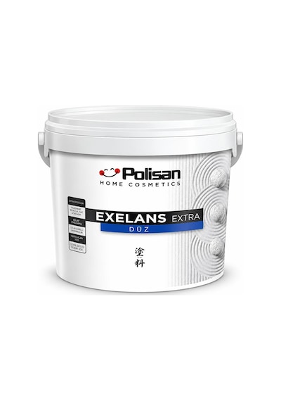 Polisan Exelans Extra Düz Silikonlu Dış Cephe Boyası 15 Lt Beyaz 15 KG