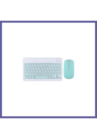 Bezos Kyb71 Kablosuz Türkçe Q Klavye Mouse Set - Açık Yeşil Nıda Diğer