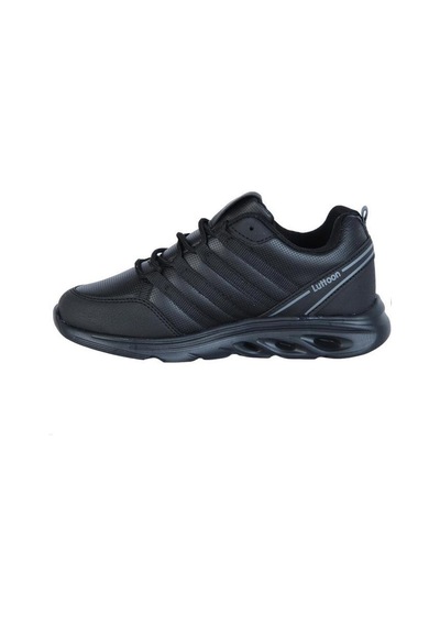 Luttoon 4138-24 Anorak Fashıon Kadın Sneaker Siyah-füme 36-39 Siyah