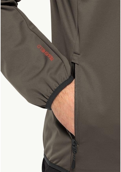 Jack Wolfskin 1306922-5719 Feldberg Hoody M Erkek Softshell Ceket 001