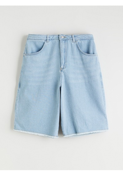 Lcw Kids İndigo Genç Erkek Jean Bermuda