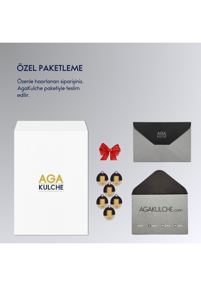AgaKulche İAR 6 G (995) 24 Ayar Külçe Altın 6 Adet