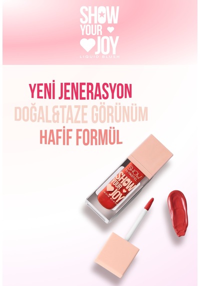 Show By Pastel Show Your Joy Liquid Blush - Likit Allık 54 Bronz