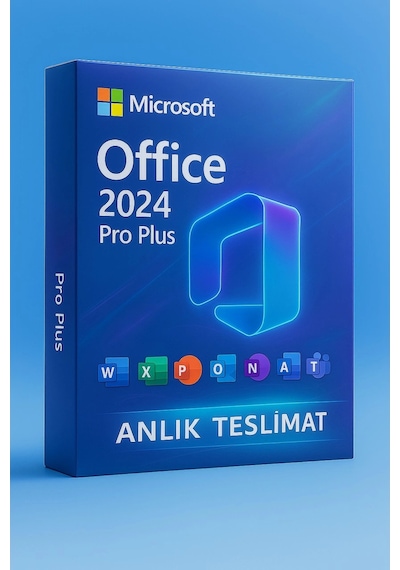Office Pro Plus 2024/2026  Dijital Lisans Güncel Sürüm, Ömür Boyu Aktivasyon, Güvenli Kull