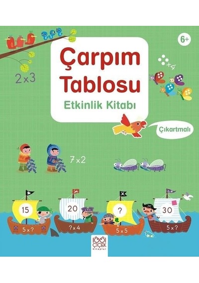 Çarpım Tablosu Etkinlik Kitabı - Rose Hore - 1001 Çiçek