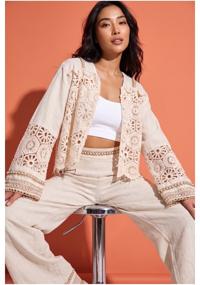 Fashion Cocktail Romantik Kore Slim Fit Pantolonlu İnci Brode İşçilikli Geometrik Dantel Zarif Yelek Düğmeli Ceket Fermuarlı Dar Kesim Pantolon Ham Keten Bohem Takım Bej Fashion Cocktail Romantik Kore Slim Fit Pantolonlu İnci Brode İşçilikli Geometrik Dantel Zarif Yelek Düğmeli Ceket Fermuarlı Dar Kesim Pantolon Ham Keten Bohem Takım Bej