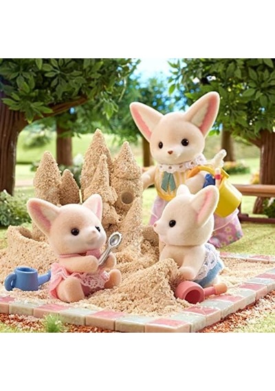 Sylvanian Families Çöl Tilkisi İkizler Açık Ahşap