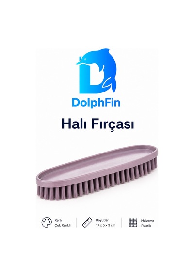 Halı Fırçası Çok Renkli Plastik 17 X 5 X 3 Cm