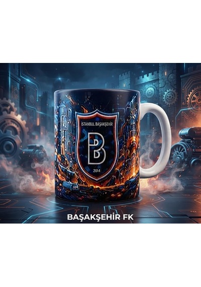 Başakşehir Fk Tasarımlı Kaliteli Kupa Bardak - Tarafter Kahve Kupası Beyaz