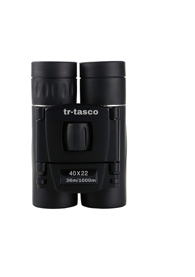 Tr-tasco 40x22 Profesyonel Mini El Dübünü - Kauçuk Kaplama - 1000m/36m Siyah