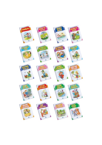 Tandem Yayınları Minikler İçin Seçkin Dizisi 20 Kitap 1.Sınıflar İçin + Değerlendirme Kitapçığı