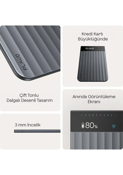 Plaud Note Pro Aı Ses Kaydedici Siyah - Pn0300