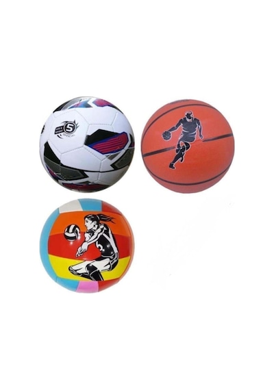 Basketbol Topu-futbol Topu-voleybol Topu 3'lü Set