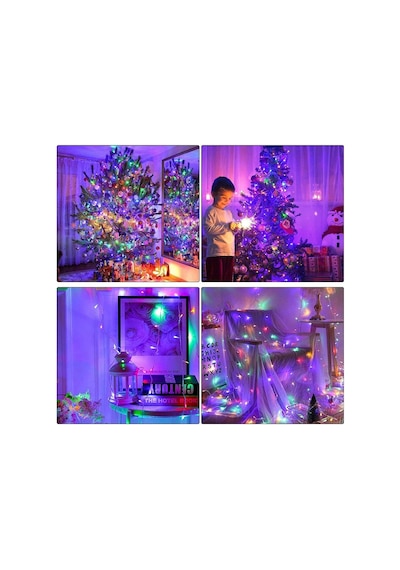 Robeve 10 Metre 100 Ledli Fişli Led Işık Rgb Karışık Renk Yılbaşı Led Işık Dekor Lambası Yılbaşı Ağacı Diğer