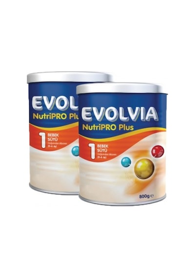 Evolvia Nutripro Plus 1 Bebek Sütü 0 - 6 Ay 2 x 800 G