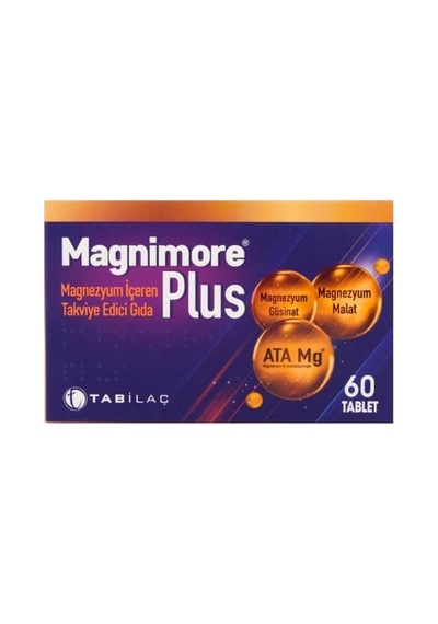 Ayrex Magnimore Plus Magnezyum 60 Tablet N-asetil Taurinat Bisglisinat Malat
