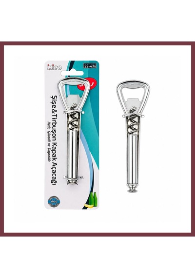 Storeşahin Metal 3in1 Tirbüşon Kapak Açacak Shn0720 Çok Renkli