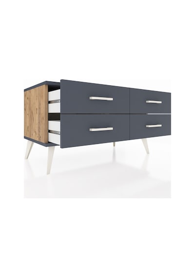 Hyperion Şifonyer 4 Raflı 88x44x48 Çam-antrasit Antrasit Hyperion Şifonyer 4 Raflı 88x44x48 Çam-antrasit Antrasit
