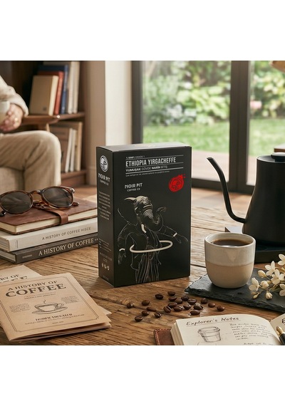 Noir Pit Coffee Co. Ethiopia Yirgacheffe Çekirdek Kahve, 4x250g Diğer