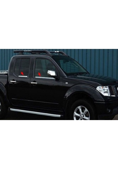 Nissan Navara 2004-2015 Cam Çıtası 4 Parça Paslanmaz Çelik