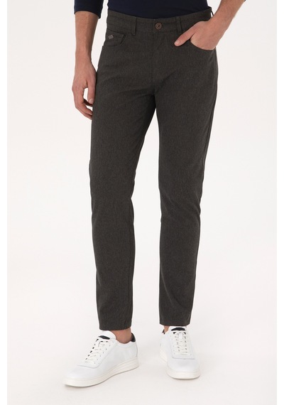 U.S. Polo Assn. Erkek Koyu Yeşil Kanvas Pantolon 50311608-VR079