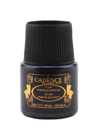 Cadence Cam Ve Seramik Boyası 45ml Opak 002 Siyah