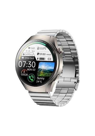 Zeitwatch X6 Uyku Şeker Tansiyon Takibi 54 Mm Akıllı Saat (Distribütör Garantili) Silver
