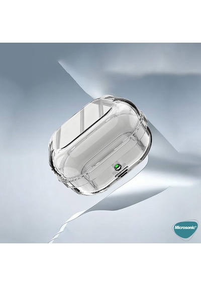 Samsung Galaxy Buds 4 Pro Kılıf Airbag Transparan Silikon Şeffaf