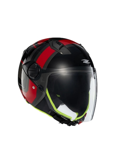 Zeus Kask Zs-213 Ax5 Black Red Grey Siyah