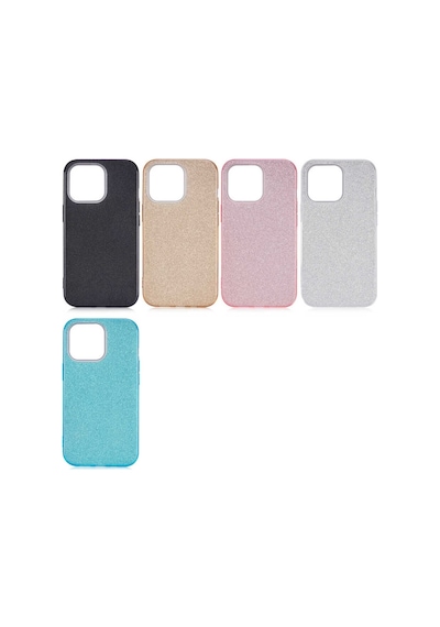 Apple Uyumlu iPhone 13 Pro Max Kılıf Zore Shining Silikon-Mavi