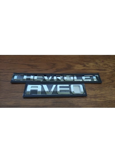 Chevrolet Aveo Bagaj Yazısı 2li Takım İthal A Kalite