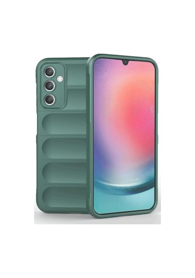 Newface Samsung A36 Kılıf Optimum Silikon - Koyu Yeşil