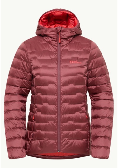 Jack Wolfskin Passamani Down Hoddy Kadın Outdoor Mont-a61833 Bordo