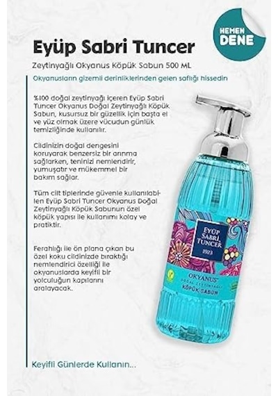 Zeytinyağlı Okyanus Köpük Sabun 500 Ml 06032203