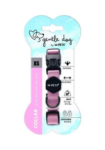 M-pets Gentle Dog Boyun Tasması Ve Gezdirme Set Xs Pink Çok Renkli