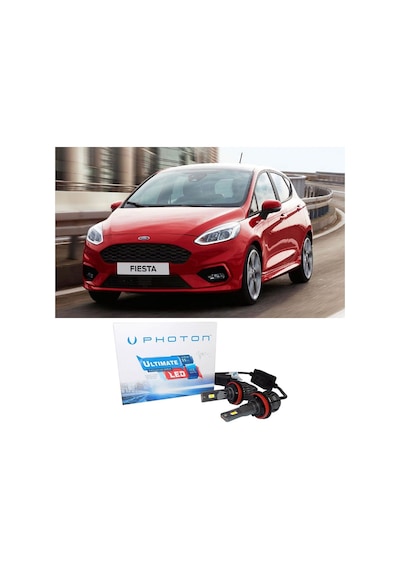 Ford Fiesta Mk7 Sis Far Ampulü H1 Ultimate Yeni Seri Beyaz 2017-2022