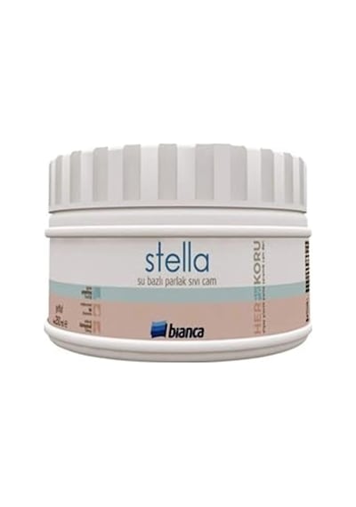 Bianca Stella Su Bazlı Sıvı Cam Parlak 250 Ml Şeffaf Resimdeki