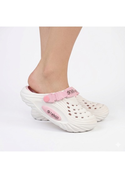 Pico Kids Twng Eva Plaj Havuz Okul Kreş Kız Çocuk Sandalet Terlik Beyaz-pembe