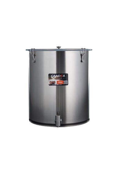 Caadex Zeytinyağı Dinlendirme Tankı, Paslanmaz, 35 Lt, Cx-cao35