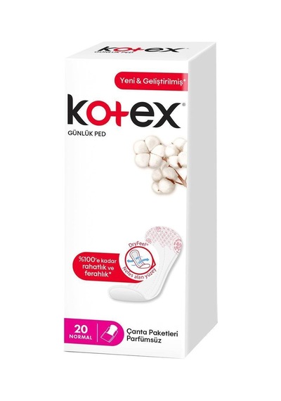 Kotex Anydays Normal Günlük Ped 20'li