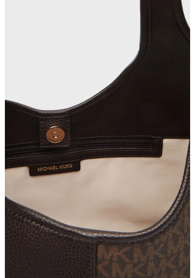 Michael Kors Logolu Omuz Askılı Çanta 30t6g51t9b251 Kadın Çanta 30t6g51t9b 251 Kahve