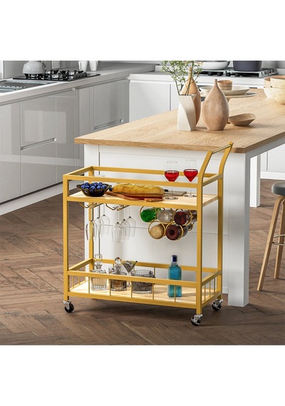 Remi Gold Metal Servis Arabası
