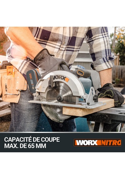 Worx Wx520 20v 4.0ah Li-on Kömürsüz Profesyonel Daire Testere