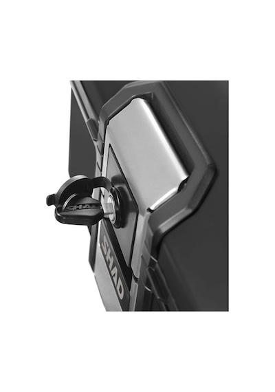 Tr55 Black Motosiklet Arka Çanta 55 Litre Kapasiteli Top Case Motor Çanta Alüminyum Siyah