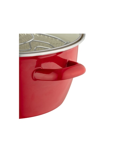 Madame Coco Salentino Kızartma Tenceresi - Kırmızı - 22 Cm 8684427212189 Kırmızı