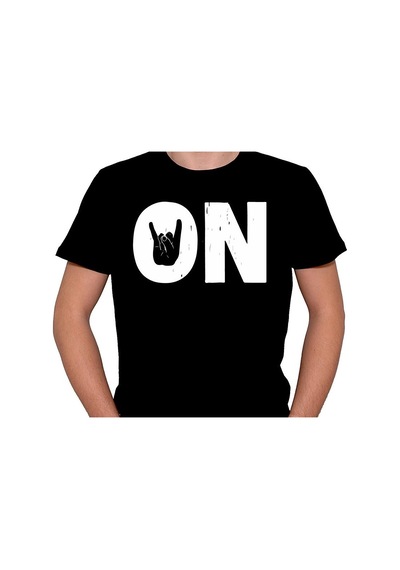 Rock And Roll Heavy Metal On Music Tişört Unisex T-shirt 001